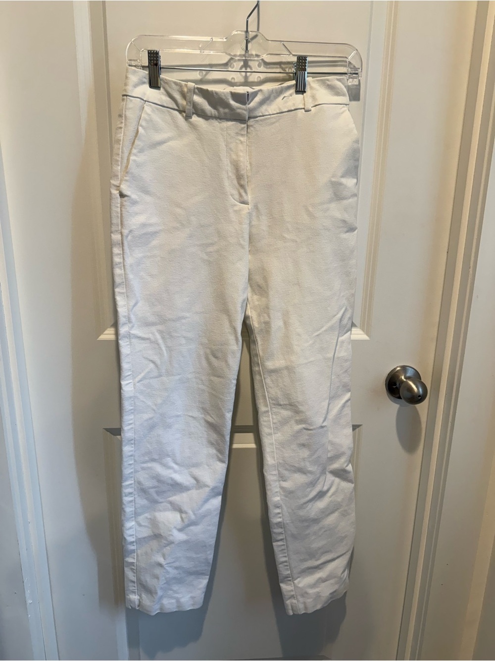 Derek Lam 10 Crosby White Straight Leg Pants Size 4